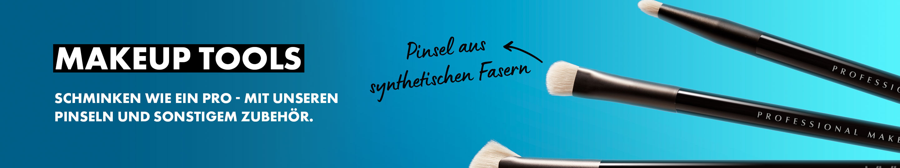 Pinsel aus synthetischen Fasern