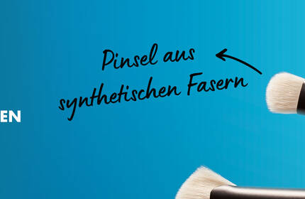 Pinsel aus synthetischen Fasern