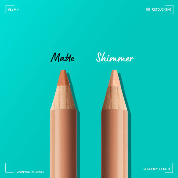 Microhighlighting duo in matte and shimmer colors