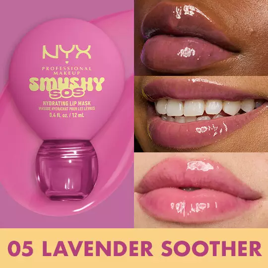 Smushy Matte Lipbalm in Rose Recharge auf drei unterschiedlichen Hauttonen.