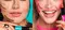 Zwei Models mit Wonder Stick Contour und Hoghlighting Stift Anwendung