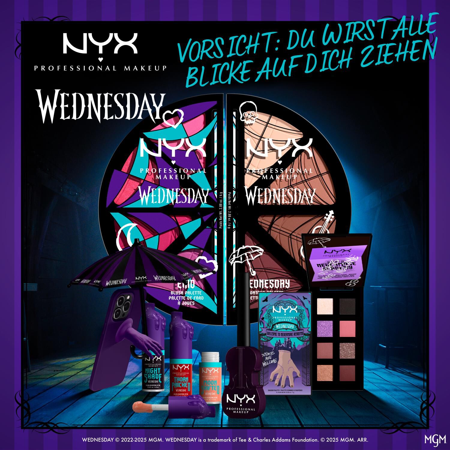 Wednesday Stained Glass Blush Palette