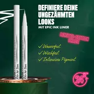 NYX Professional Makeup Party Animals Epic Ink Liner in der Nuance Phantom Lines, aufrecht prasentiert – mit Fokus auf wasserfeste, wischfeste und intensiv pigmentierte Langlebigkeit.