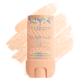 Buttermelt Stix packshot solider show on top of product swatch in shade 06 A Whole Melt