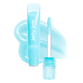 Jelly Job packshot solider show on top of product swatch in shade 02 Jelly Frost