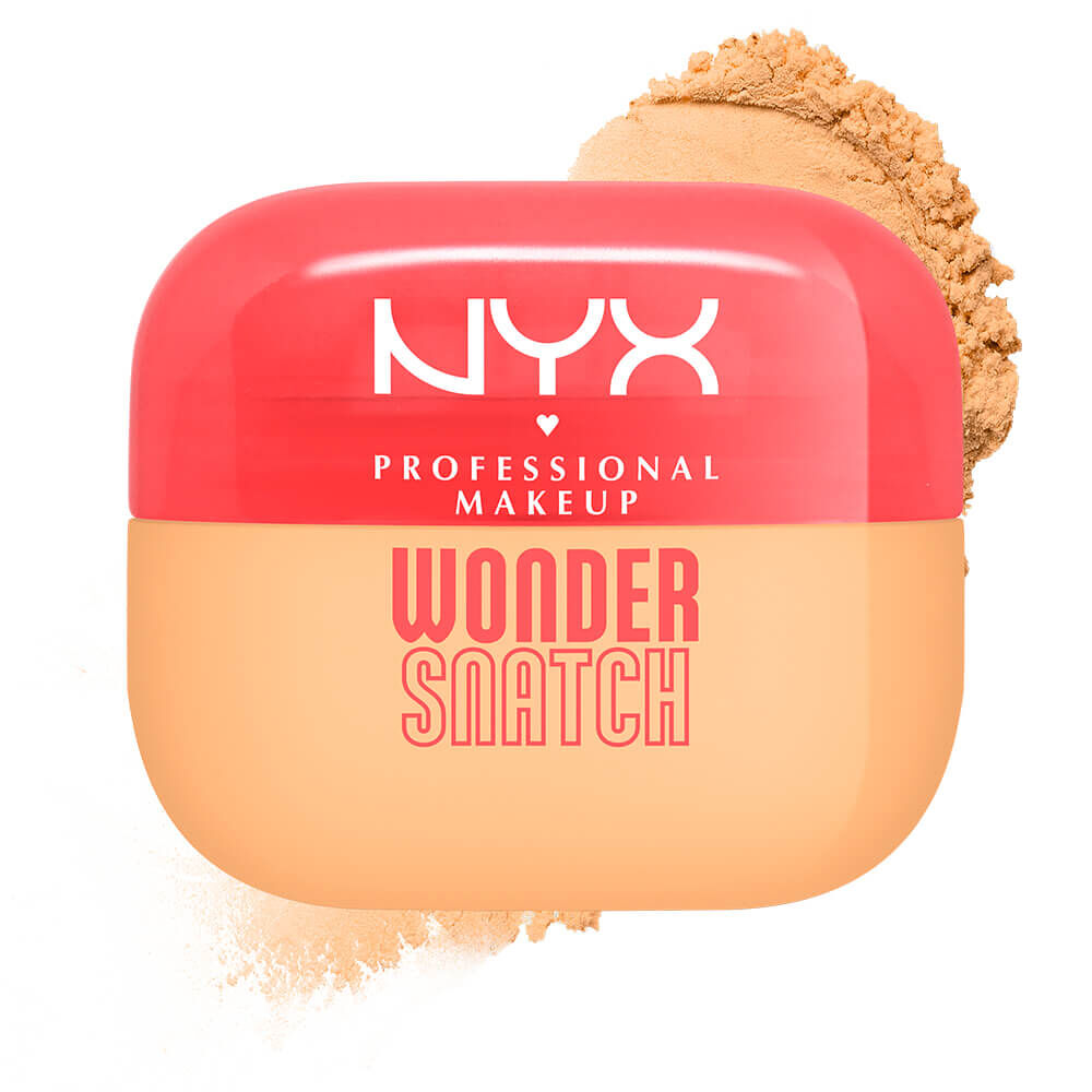 Wonder Snatch Lifting Setting Powder von NYX Professional Makeup vor dessen Puder-Textur