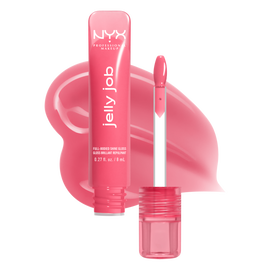 Jelly Job packshot solider show on top of product swatch in shade 07 Jelly Blushin'