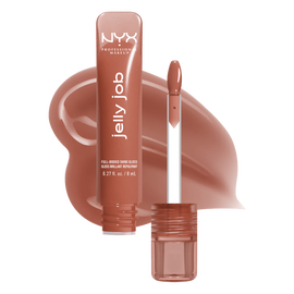 Jelly Job packshot solider show on top of product swatch in shade 04 Toast N' Jelly