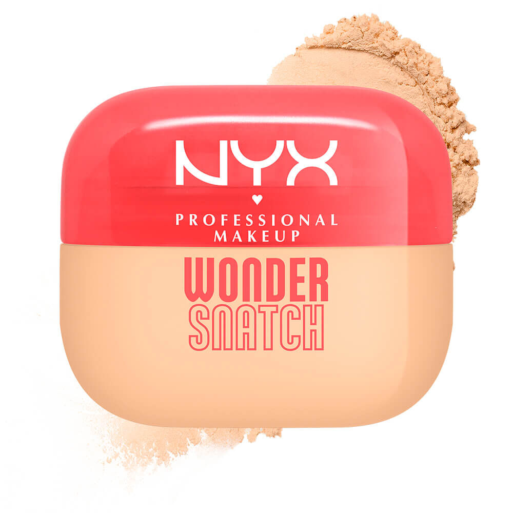 Wonder Snatch Lifting Setting Powder von NYX Professional Makeup vor dessen Puder-Textur