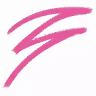 Ein langgezogener, zackiger Strich gemalt mit dem Epic Wear Liner Stick Eyeliner-Pencil von NYX Professional Makeup