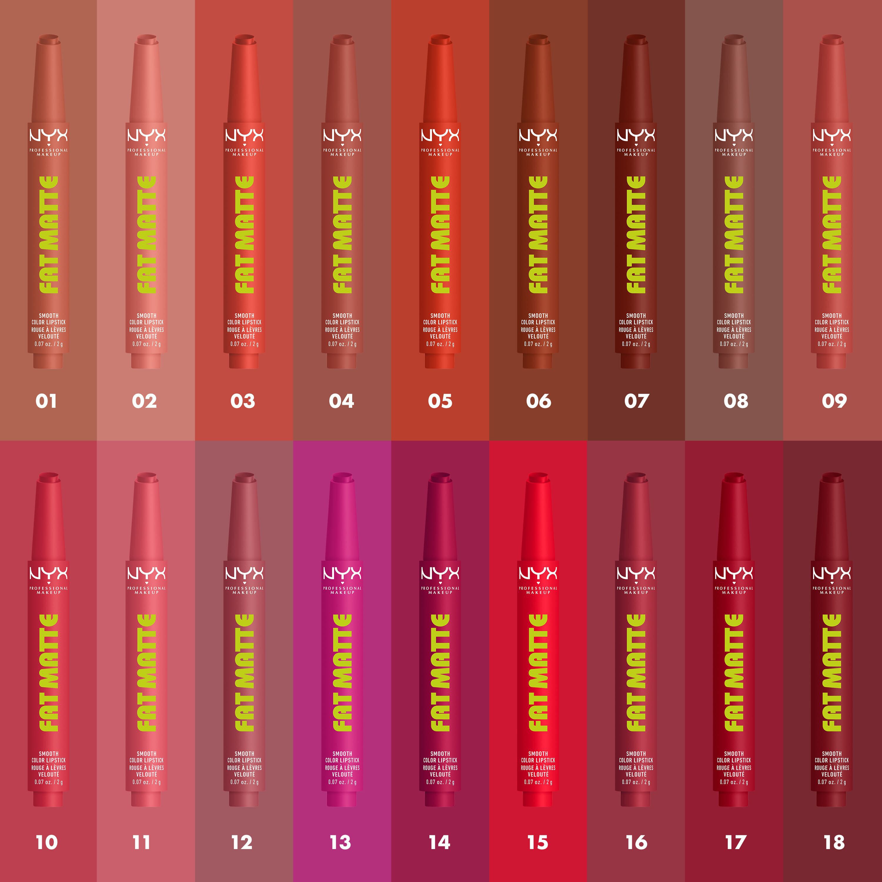 Fat Matte Smooth Color Lipstick