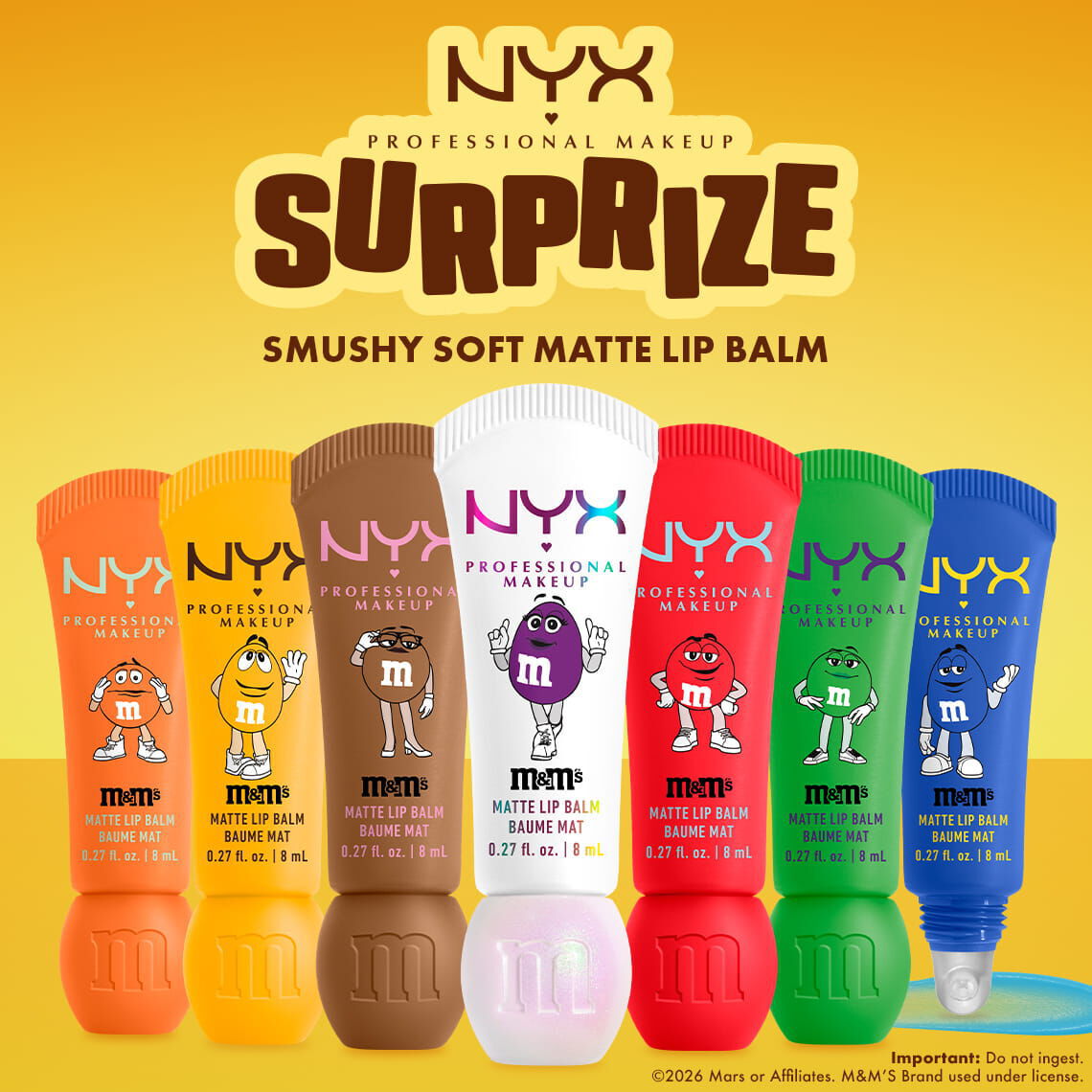 M&M'S Smushy Surprize Matte Lip Balm