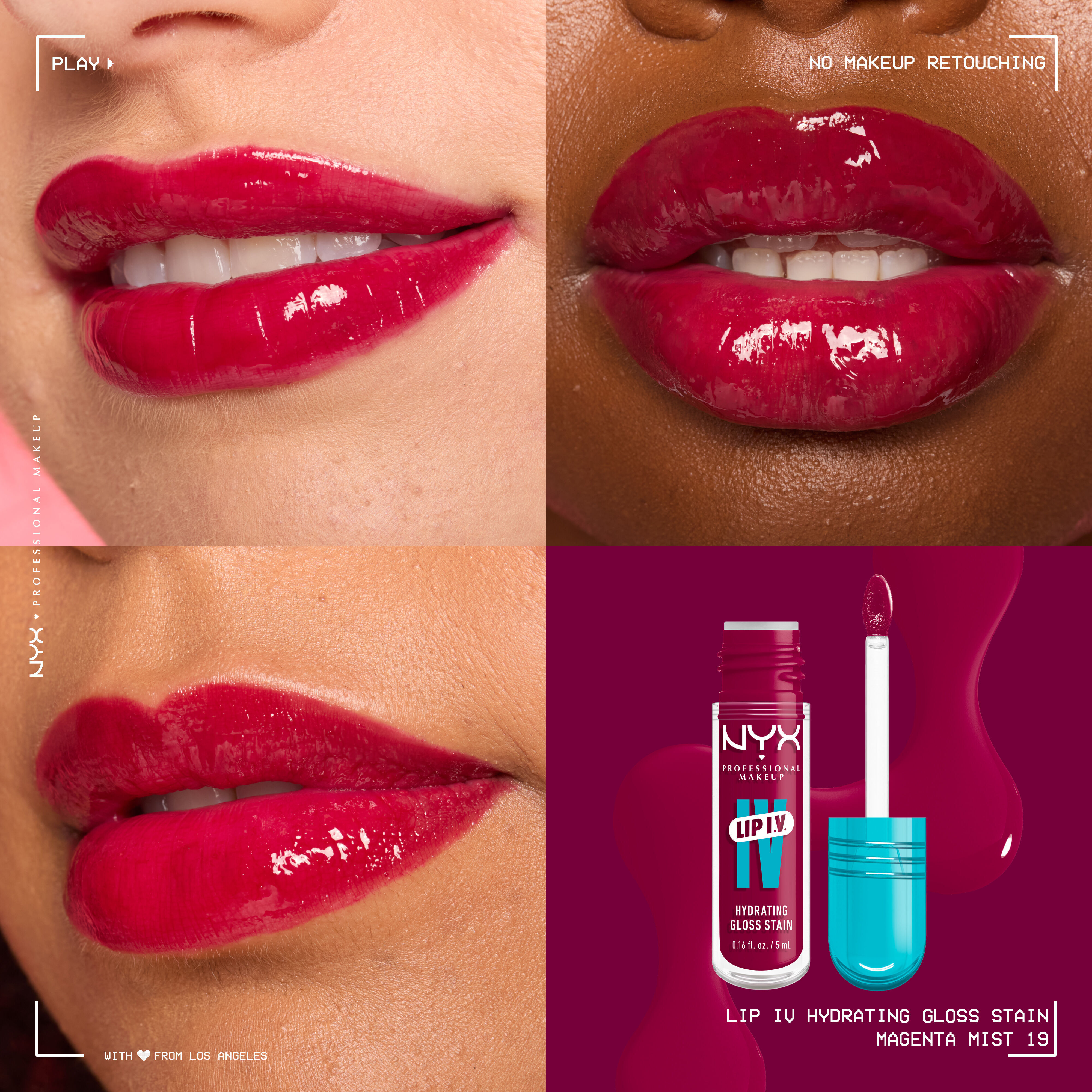 Lip IV feuchtigkeitsspendender Gloss Stain