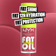 Fat Oil Lip Drip mit FAT Glanz, FAT 12H Feuchtigkeit und FAT Schutz