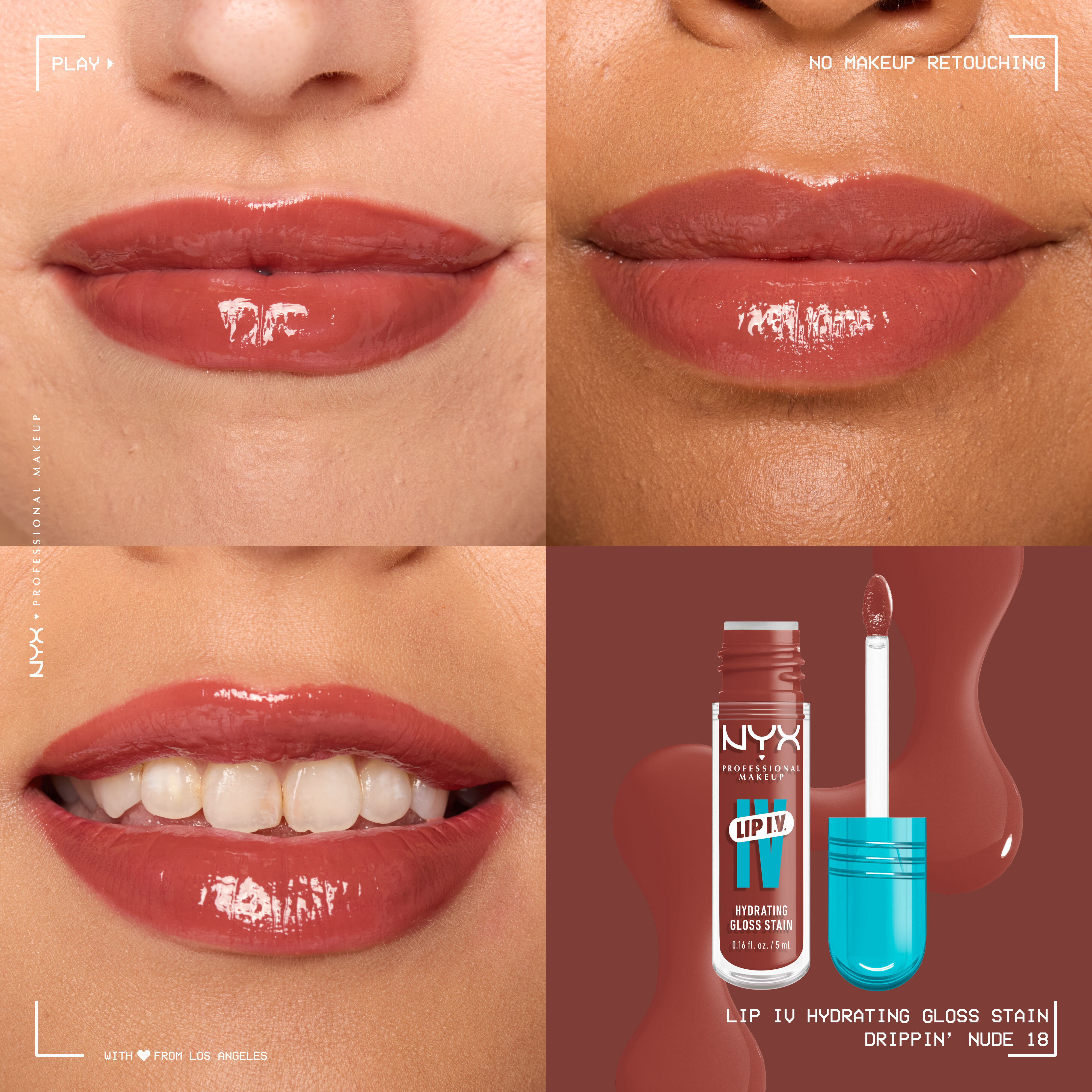 Lip IV feuchtigkeitsspendender Gloss Stain