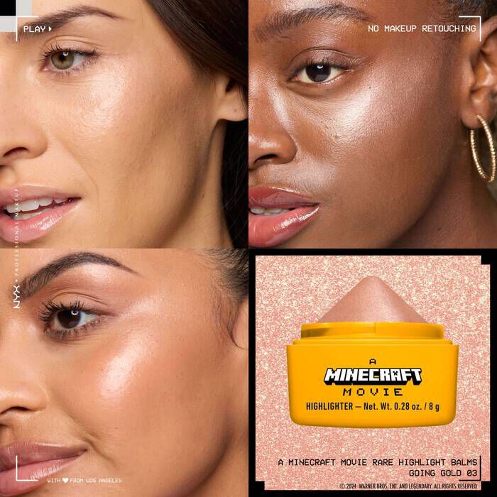 EIN MINECRAFT FILM Rare Highlight Balms