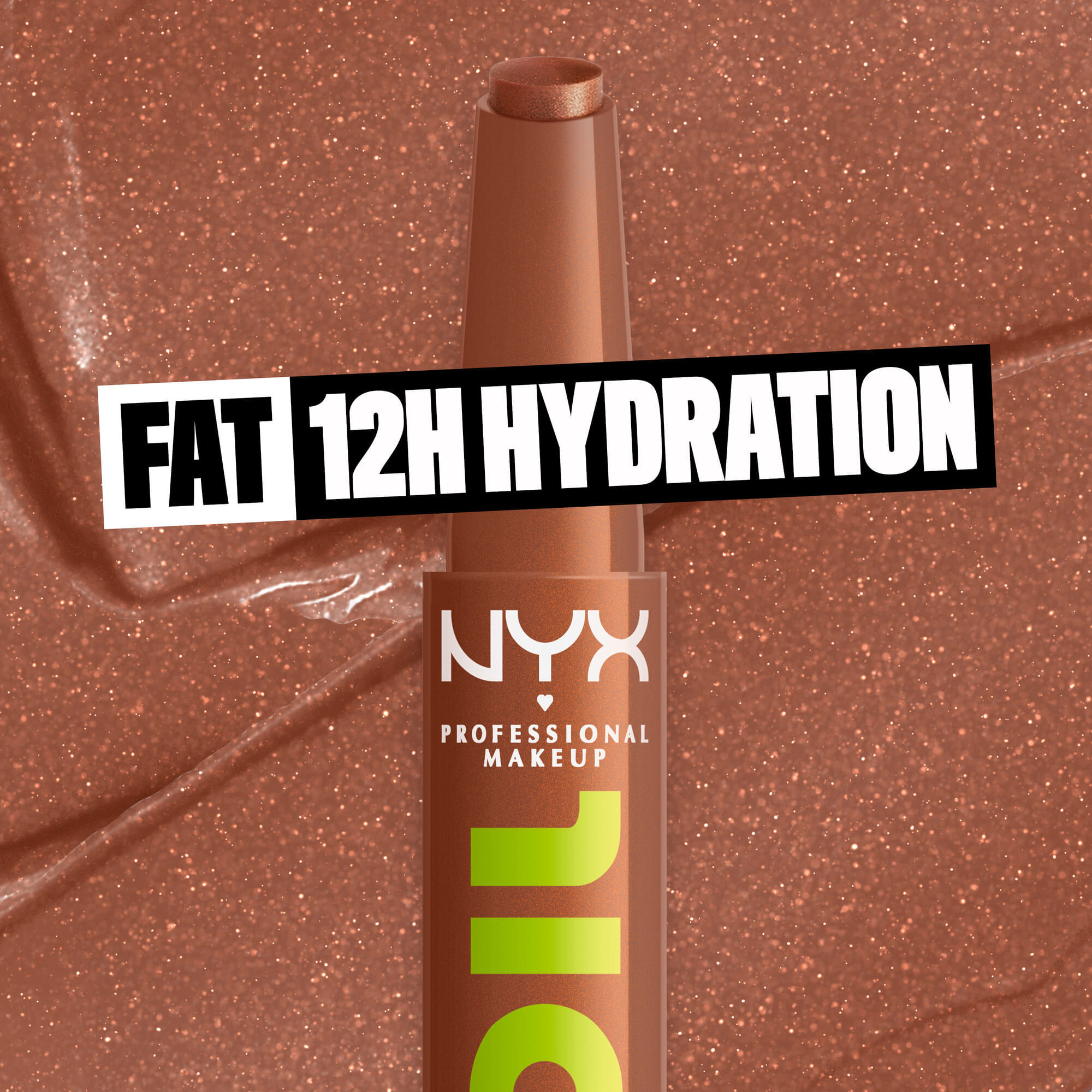 Applikator des Fat Oil Slick Click Lipglosses von NYX Professional Makeup vor der Lipgloss-Textur