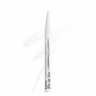 NYX Professional Makeup Party Animals Epic Ink Liner in der Nuance Phantom Lines, ein weißer Eyeliner-Pen, abgebildet mit weißen Linien-Swatches.