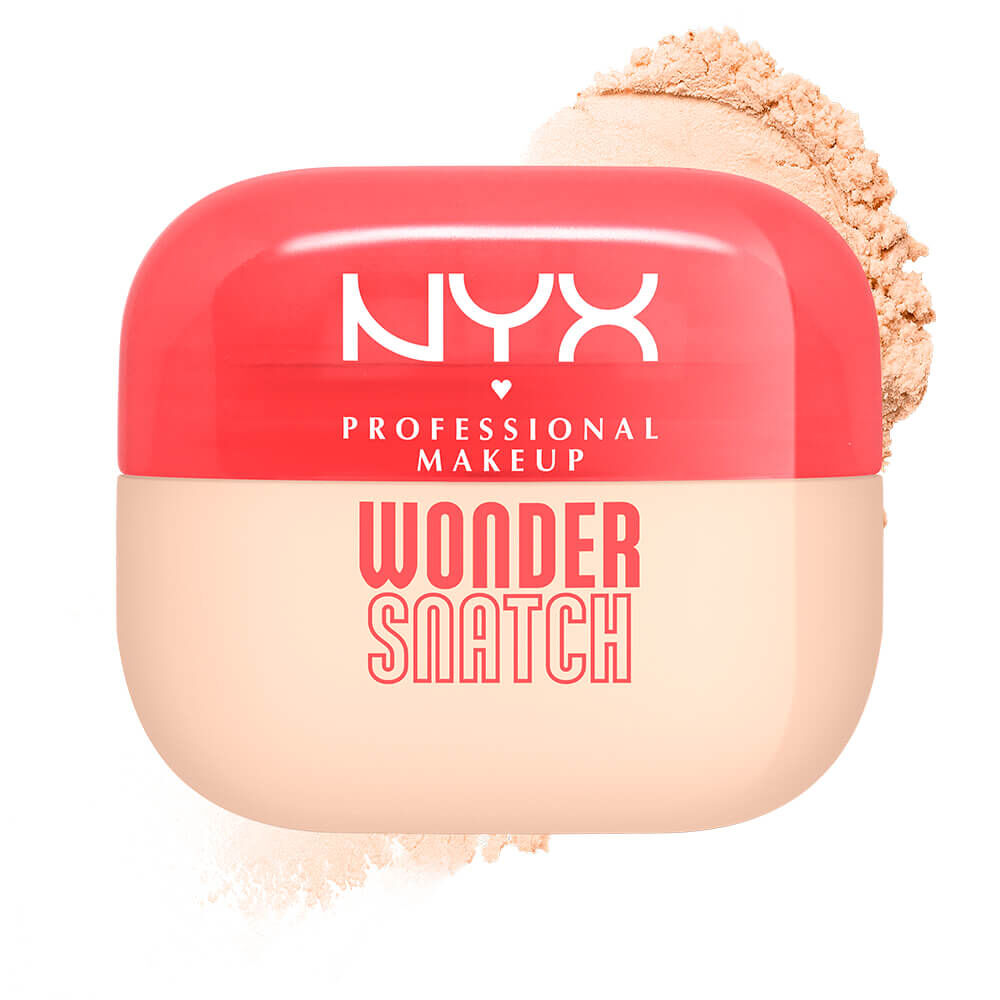 Wonder Snatch Lifting Setting Powder von NYX Professional Makeup vor dessen Puder-Textur